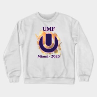 UMF Miami 2023.Gold Crewneck Sweatshirt